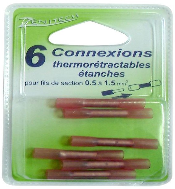 ZENITECH Łączniki z koszulką termokurczliwą 0,5 - 1,5 MM2 ZENITECH