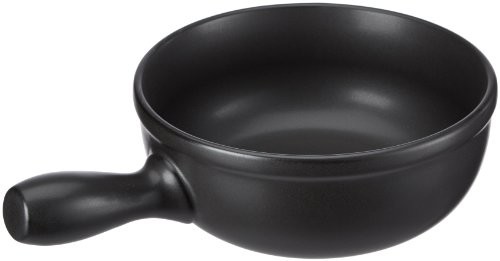 Unbekannt Spring 2896205024 Eco Fondue caquelon, ze stali nierdzewnej, czarna, 10,4 x 25,6 x 35,6 cm 28 9620 50 24