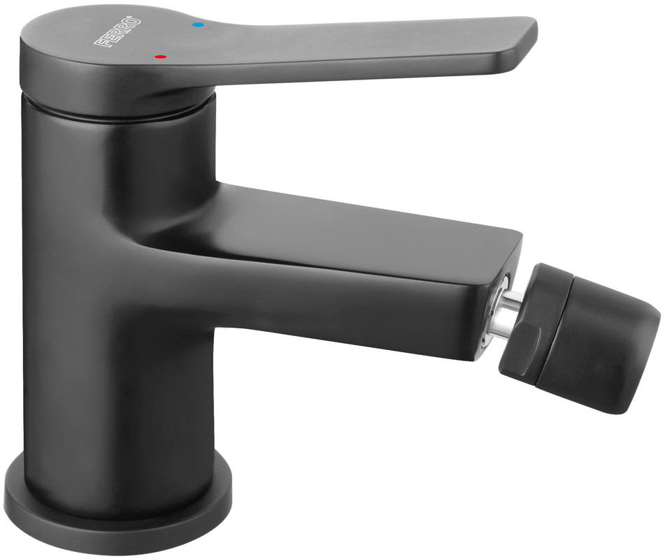 Ferro Bateria bidetowa STRATOS BLACK, czarna