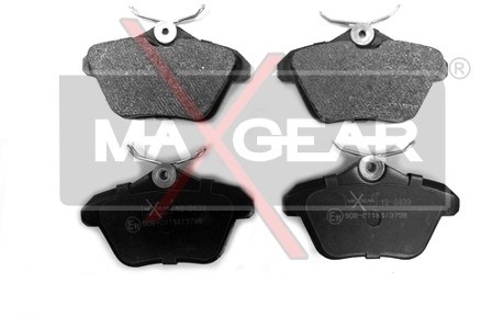 MaxGear Zestaw klocków hamulcowych, hamulce tarczowe 19-0433