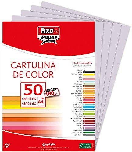 FIXO Fixo 11110372 Opakowanie 50 arkuszy kartek A4 - perłowy szary 11110372