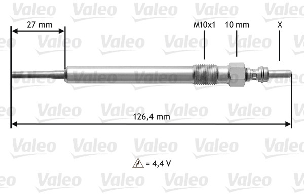 VALEO swieca zarowa 345183