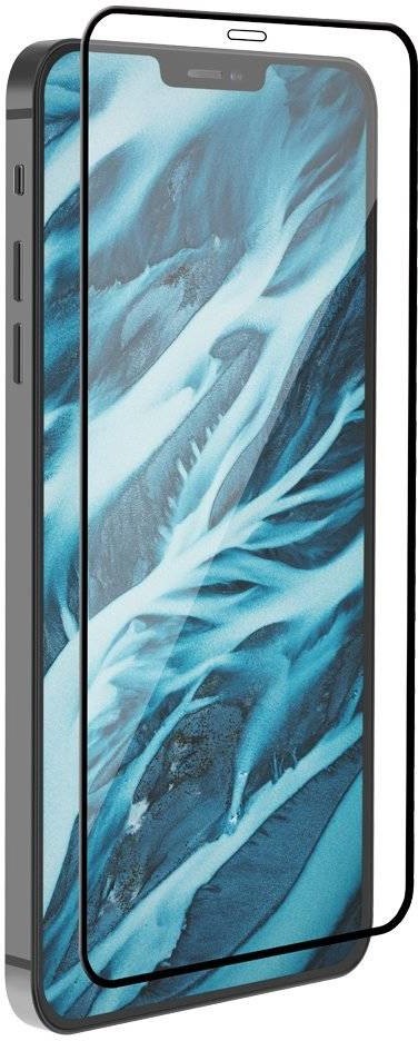 JCPAL Preserver Glass (czarna ramka) iPhone 12/12 PRO - Szkło ochronne iPhone 12/12 PRO na cały ekran zgsklep-1283-0