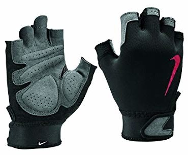 NIKE męskie rękawice męskie, Ultimate Fitness Gloves Black/lt Crimson/lt c, L N.LG.C2.074.LG