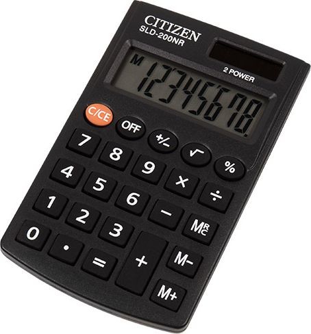Citizen Kalkulator KALKULATOR SLD-200NR + SOLAR KIESZONKOWY 510698a