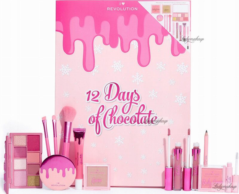 Opinie o I Heart Revolution - 12 Days of Chocolate Advent Calendar - Kalendarz adwentowy z kosmetykami