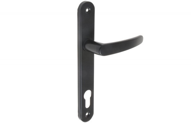 Wisberg Klamka D1/NADIA dł. szyld 30x215 90 WB czarna