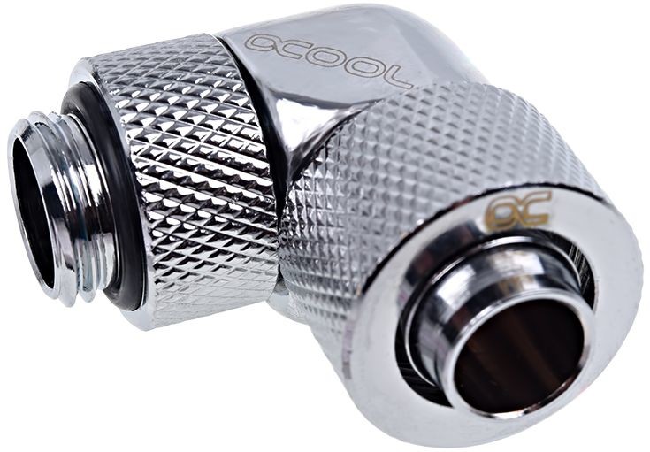 Alphacool Alphacool Złączka kątowa obracana 1/4&quot 13/10mm chrom 17231 17231