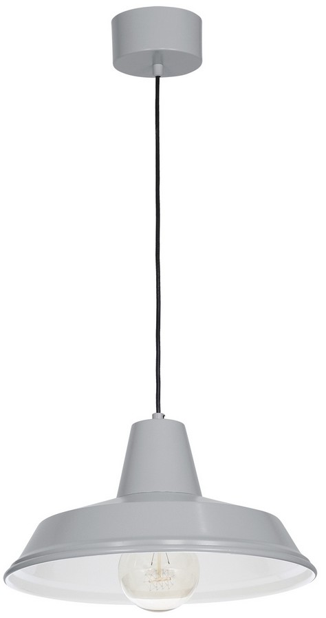 Luminex Żyrandol CLASS 1xE27/60W/230V szary