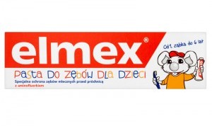Elmex Elmex Pasta do zębów dla dzieci z aminofluorkiem od 1 ząbka do 6 lat, 50 ml