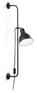 Ideal Lux Kinkiet SHOWER AP1 NERO 179643
