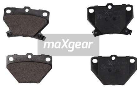 MaxGear Zestaw klocków hamulcowych, hamulce tarczowe 19-1160