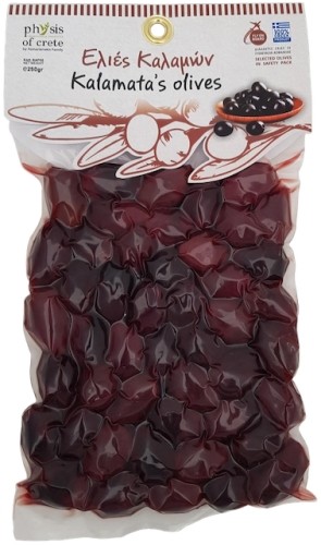 Physis of Crete Oliwki ciemne Kalamata niedrylowane 250g 1395