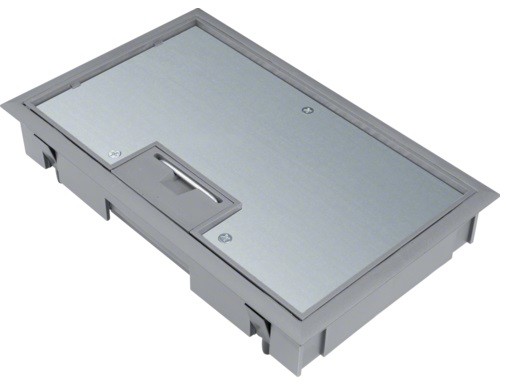 Hager Pokrywa uchylna płytki montaż E04 147X247 5mm stal szary PA -tehalit.VE-EE KDE04057011
