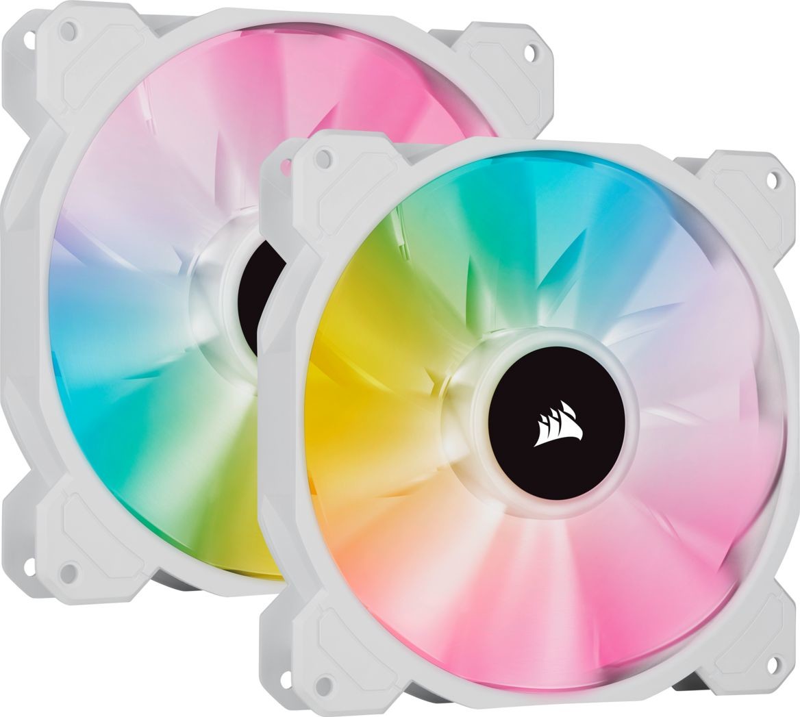 Corsair Wentylator  iCUE SP140 RGB ELITE Performance Biały 3-pack + Lighting Node CORE CO-9050139-WW CO-9050139-WW