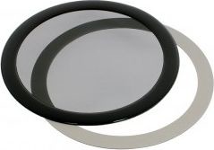 Demciflex Filtr przeciwkurzowy okrągły 120mm - czarny