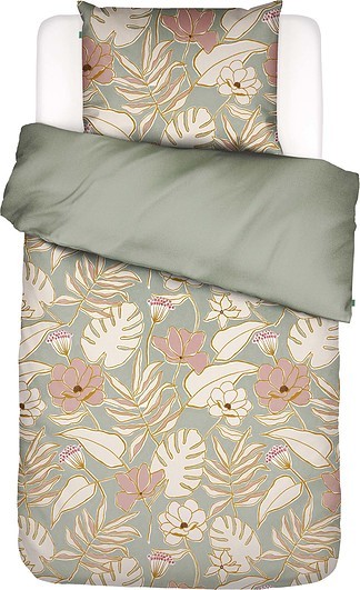 Covers & Co Pościel Flower Rangers 155 x 220 cm z poszewką na poduszkę 80 x 80 cm 550511-100DE-002