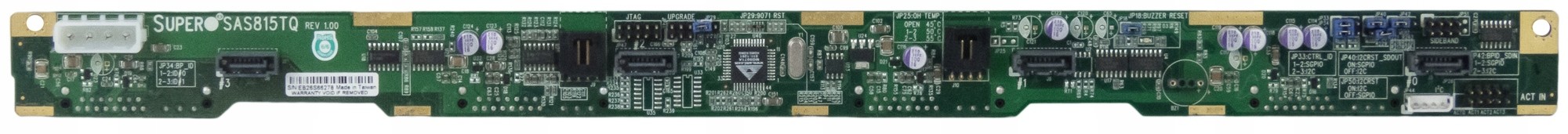 SuperMicro SAS815TQ 4x Sas / Sata 1U Backplane