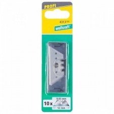 WOLFCRAFT Ostrza trapezowe Profi szerokość 52mm grubość 0,65mm op.10 szt.) 4313000 WF4313000