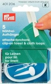 Unbekannt Zatrzask bez szycia-wieszakiem Biały PRYM_401206