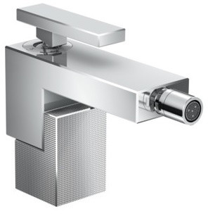 Hansgrohe Edge Jednouchwytowa bateria bidetowa z zestawem odpływowym typu push-open chrom 46211000