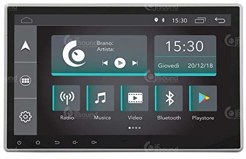 Jf Sound car audio system Uniwersalne radio samochodowe 1 DIN Android GPS Bluetooth WiFi USB Full HD Touchscreen Display 10.1