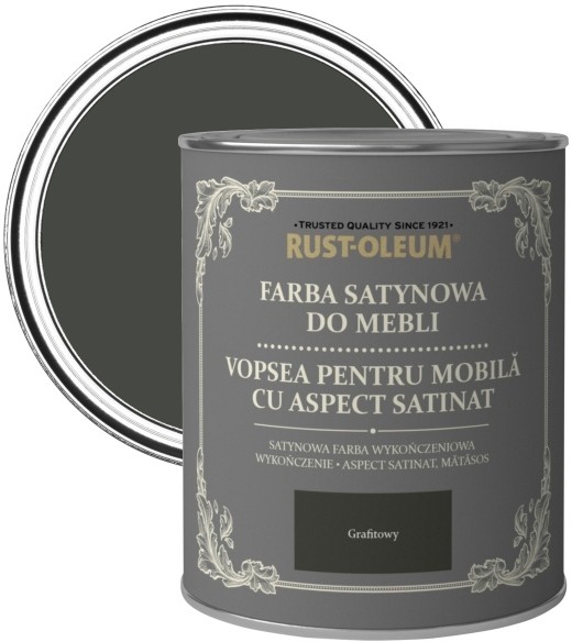 Rust-Oleum Farba do mebli Rust-Oleum grafitowy satyna 0 75 l R0070117G5