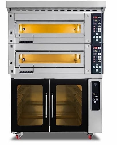 Resto Quality Piec piekarniczy modułowy 2-komorowy | elektryczny | okap | komora wzrostowa | 18 kW | 400V | 1260x1020x1850 | MD/800/2 MD/800/2