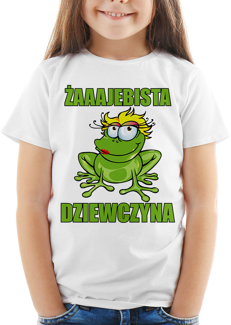 Poczpol Żaaajebista dziewczyna - koszulka dziecięca 42929-M