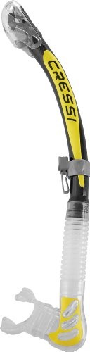Cressi Alpha Ultra Dry fajka (sportowy sprzęt do nurkowania), żółty, 0 ES258051
