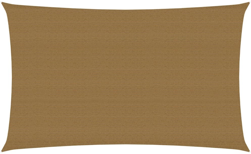 vidaXL Żagiel przeciwsłoneczny, 160 g/m, kolor taupe, 2,5x5 m, HDPE vidaXL