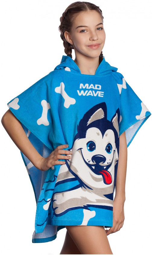 Mad Wave Mad wave husky poncho niebieski
