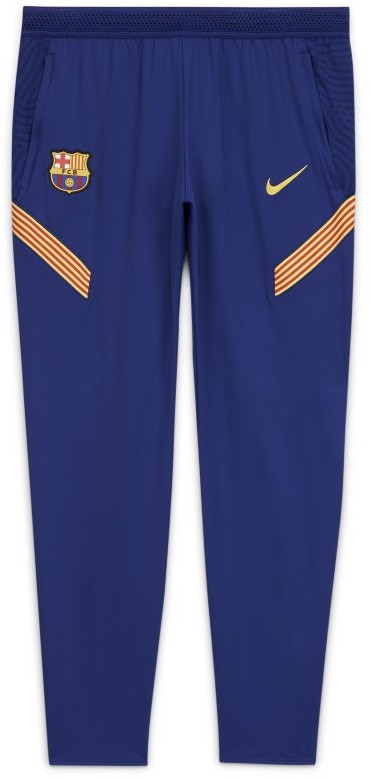 Nike Męskie spodnie piłkarskie FC Barcelona Strike - Niebieski CD4970-455
