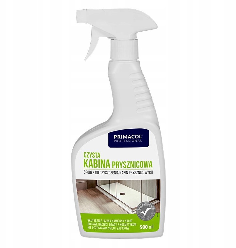 Czysta kabina prysznicowa 500ml rozpylacz Primacol