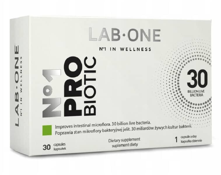Nutergia Lab One Probiotyk N°1 ProBiotic Mikrobiota Odporność