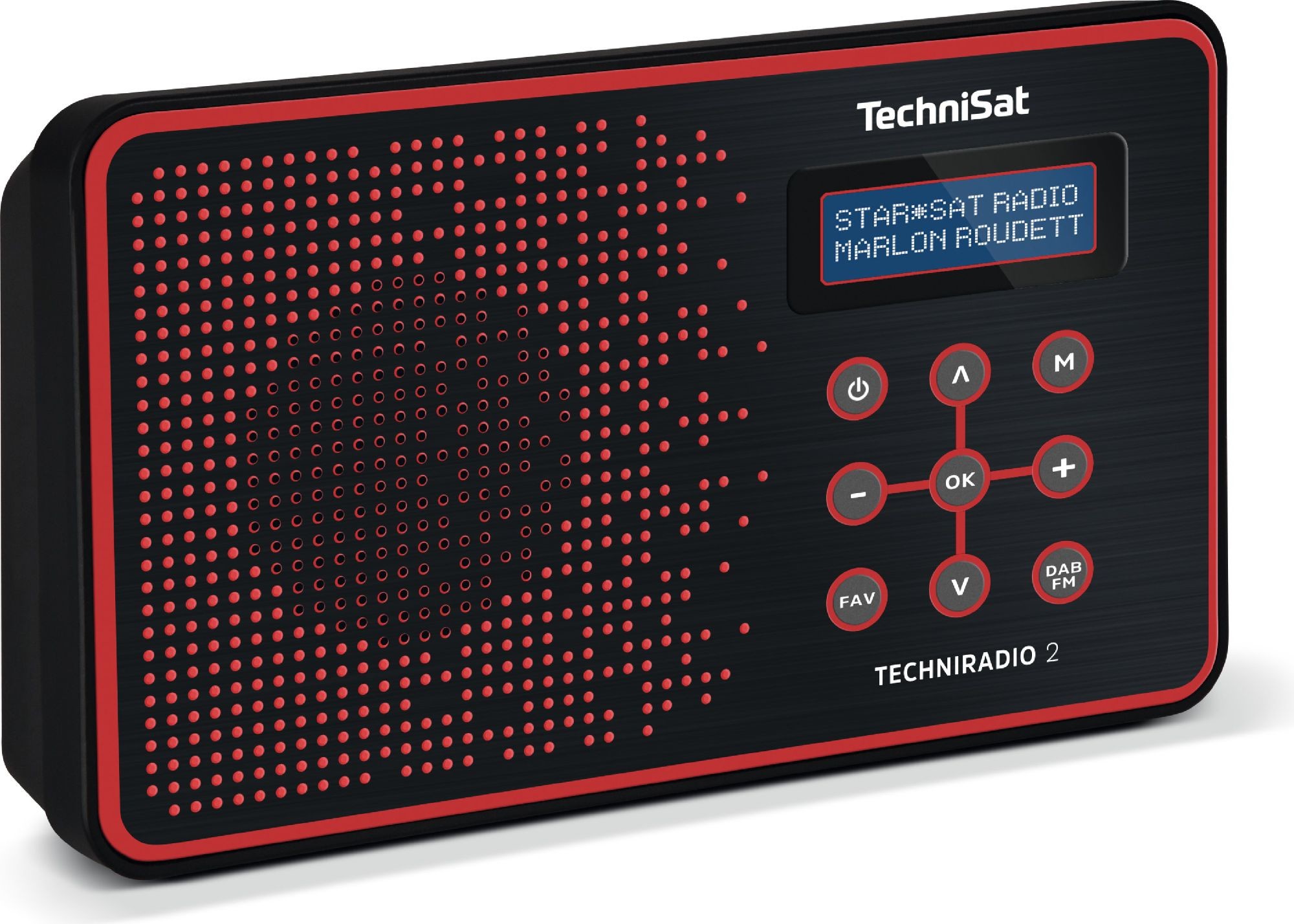 TechniSat TECHNIRADIO 2 czarno-czerwone