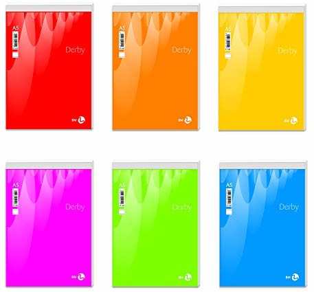 BM BeMore BM BeMore Notes Derby 0100015 notatnik, A5, liniatura biała, papier 60 g/m, 10 sztuk