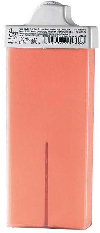 Peggy Sage Fat-Soluble Warm Depilatory Wax Vert wkład wosku do depilacji twarzy Różany 100ml 89776-uniw