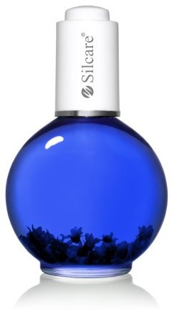Silcare OLIWKA DO PAZNOKCI COCONUT SEA BLUE 75ML Z KWIATAMI