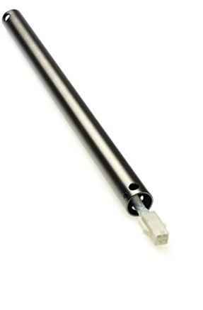Westinghouse Wentylator sufitowy element przedłużający stop cyny z ołowiem ciemny w różnych długościach, 31 cm 65763