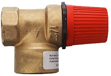 Cornat t593713 zawór bezpieczeństwa, 1/2 cala-3.0 Bar