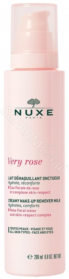 NUXE Nuxe Very rose kremowemleczko do demakijażu 200ml