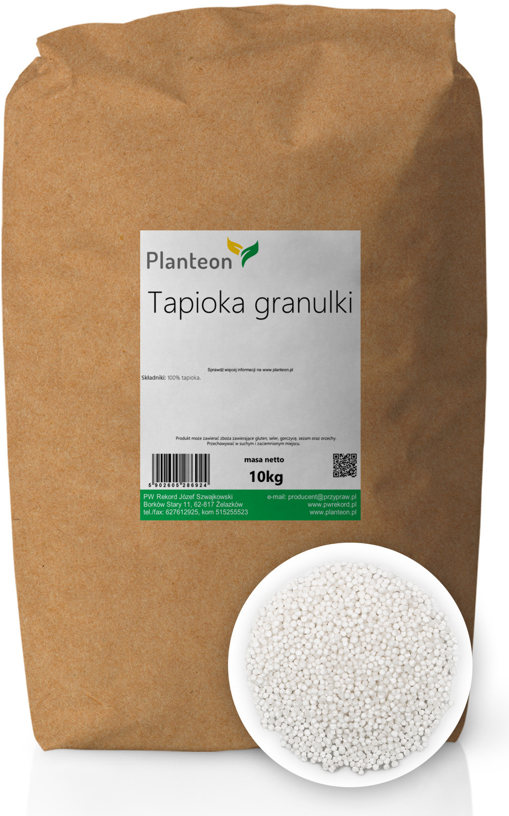 Planteon Tapioka granulki 1kg 2-0637-01-1