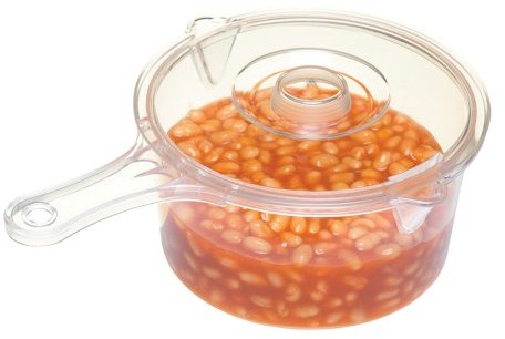 Kitchen Craft Naczynia do kuchenka mikrofalowa rondel z pokrywką, 900 ML, uniemożliwi powstawanie jakichkolwiek plam KCPCMPAN