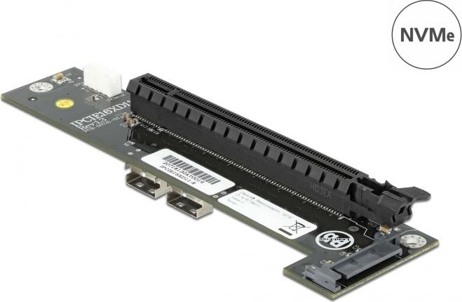 Delock Konwerter 2 x SFF-8654 do PCIe x16 Bifurcation 64148 64148