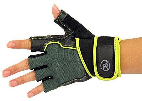 Fitness-Mad Mens Cross Training i fitness Gloves, zielony, s FMCGS