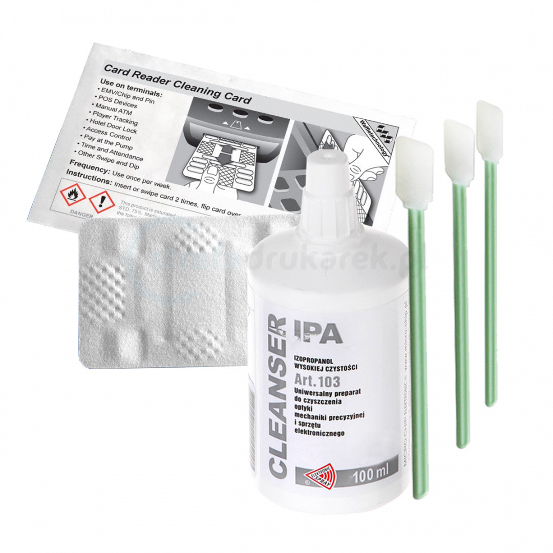 Brother strefadrukarek.pl Zestaw czyszczący głowice drukarek QL PROMOCJA! KARTA-SET