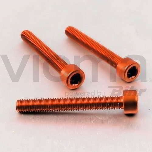 Pro-Bolt Pro-Bolt LPB645 aluminiowa śruba cylindryczna Pro, M6 x 1,00 mm x 45 mm, czerwona LPB645