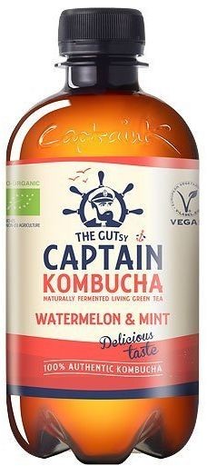 Bio Captain kombucha Napój Captain Kombucha Watermelon and Mint - arbuz i mięta 400ml 1135-uniw