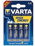 Varta High Energy 1,5 V alkaliczna baterii Mignon alkaliczno-manganowe 4er Pack 4906101354